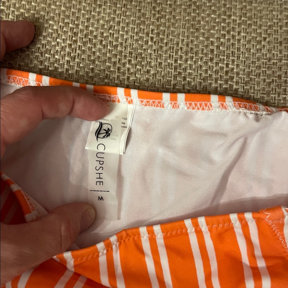 Cupshe Orange Ruffled Bikini Set - Picture 2 of 6